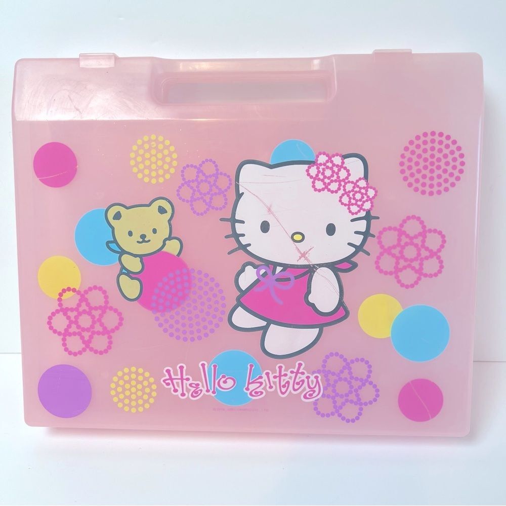 Vintage 2001 Sanrio Hello Kitty Briefcase Pink